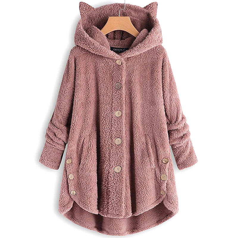 Details about / Kids Girls Faux Fur Warm Hooded Coat Toddler Fleece Jacket Hoodie Outerwear Tops